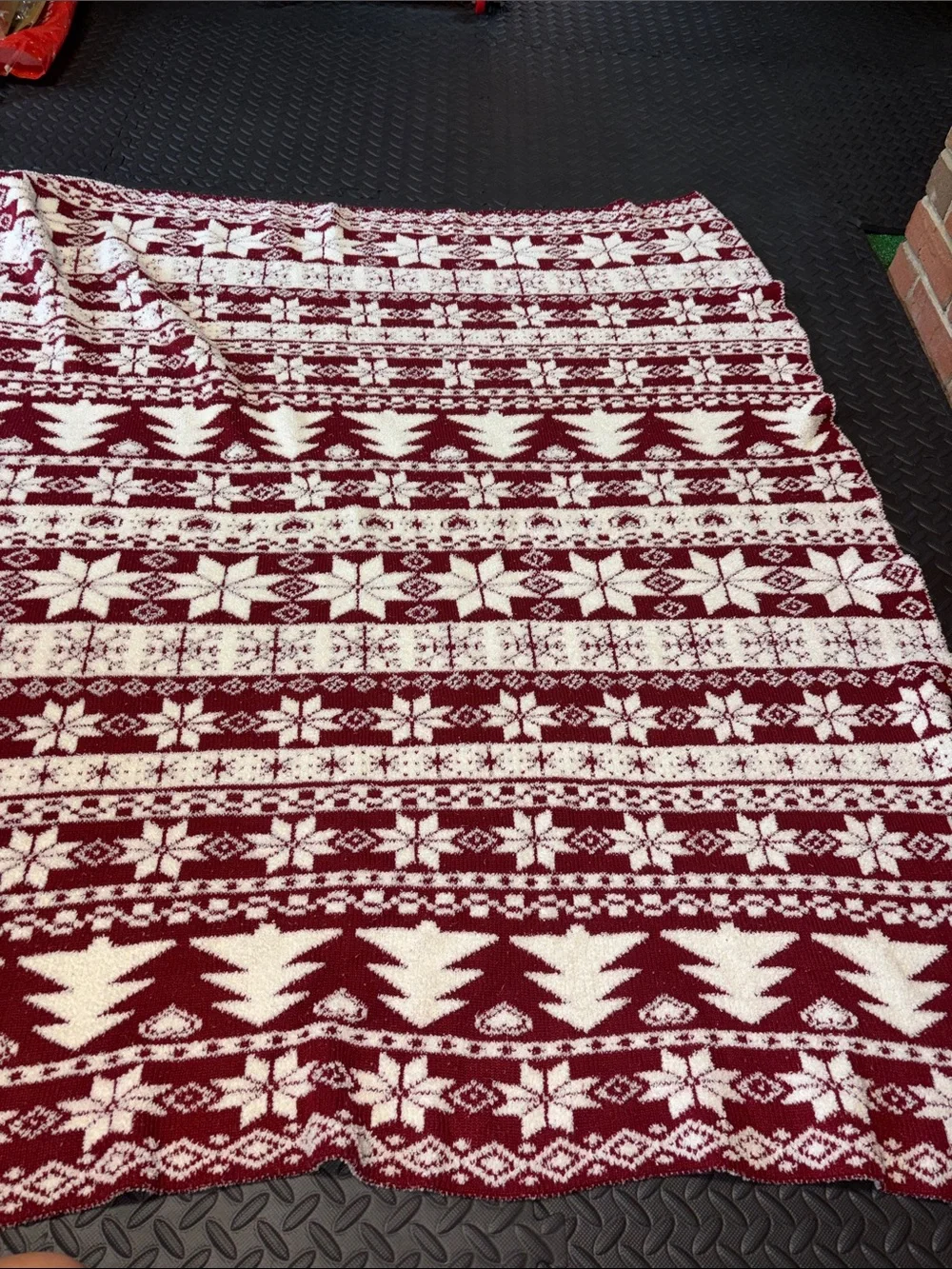 Christmas blanket bundle! Festive Red Holiday Throw Blanket